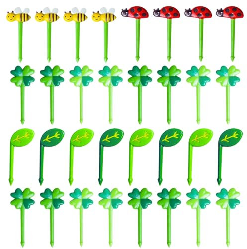 32 Pièces Brochettes Créatives, Brochettes En Plastique, Brochettes Sucrées, Brochettes Antidérapantes, Brochettes Alimentaires, Brochettes De Fruits, Brochettes De Fête