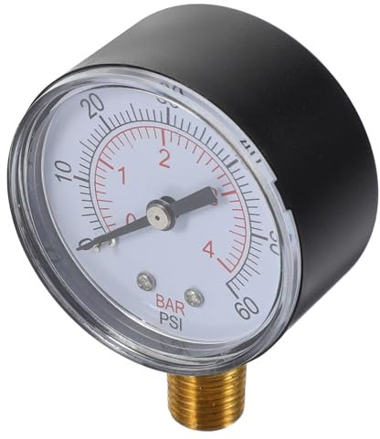 CANIGHT Manomètre De Pression Pour Filtre De Piscine 60 Kpa Filetage 1/4 Po Manomètre Pour Aquarium