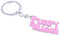 WOO LANDO Pussy Wagon Schlüsselanhänger – Kultiger Autoanhänger mit Schlüsselring, ideal für Filmfans und als Geschenk, rot (PINK)