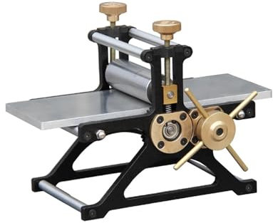 LeTkingok YJ-10 Manuelle Gravur Typografiemaschine, Heimstudio Drucker, Mini Buchdruck Druckmaschine, Tischgröße 75x200MM