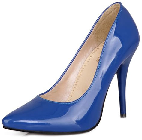 Bviennic Décolleté a Spillo da Donna 645 Blu Numero 40.5 EU/42Cn