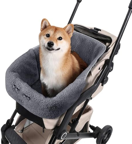 Schutzhülle für Hundebuggy | wasserdichte Decke und Kissen für Hundewagen | – wiederverwendbares Zubehör für Haustiere | Spaziergang Reise Vet Auto Shopping