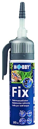Hobby Pegamento subacuático Fix 11967, 80 ml, Negro, Cartucho