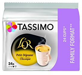 Tassimo Dosette Café - L'OR Petit Déjeuner Classic - 24 boissons (24 Tdiscs)