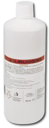 Lux Metal - Détachant de Rouille avec Acide Phosphatant (Medium 750 ML) - Puissant Antirouille pour Voitures, Motos, Réservoirs, Surfaces Métalliques - Élimination Incrustations sur l'Acier, Laiton