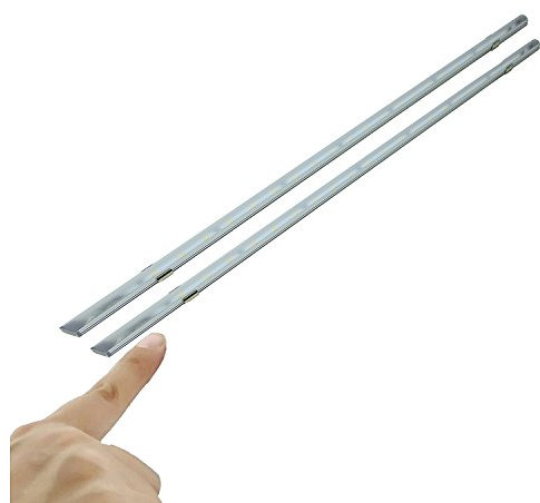 LIGHTEU, 2x lineares Licht (80 cm), 12V 10W, Berührungsschalter, mattiert anti-glare, LED, Kabine, unter Schrank, Lichtwandstreifen, für Boot, Yacht, und Wohnwagen, Wohnmobile, Wohnmobile, RV,