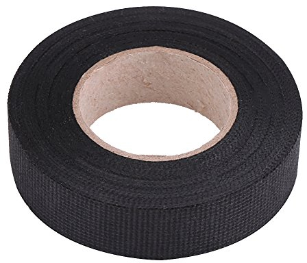 Car Black Car Wrapping Tape, MultiPurpose Tape Automotive Wiring Harness Tape Black Waterproof Adhesive Anti Squeak Rattle Felt(19mm*15m) beauty care