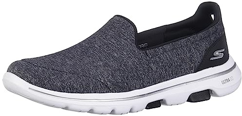 Skechers Women's Go Walk 5 - Honor Sneaker, Black, 3.5 UK