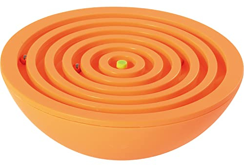 EDUPLAY 120564 Labyrinth Halbkugel, Ø 13 x 5,5 cm hoch (Farbe zufällig)