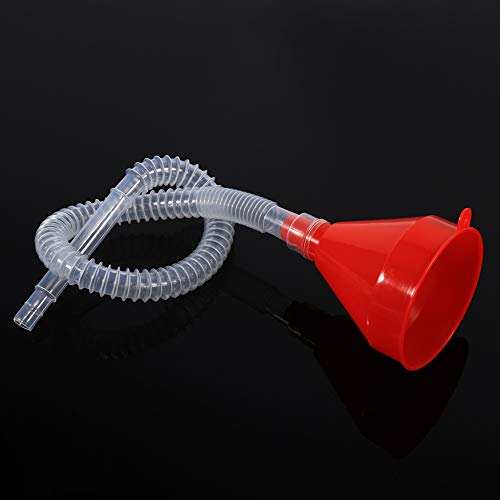 Entonnoir en plastique avec tuyau souple,Entonnoir en plastique avec entonnoir de remplissage en plastique universel pour véhicule souple