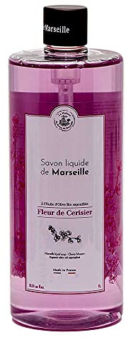 La Maison du Savon de Marseille Französische Flüssigseife Handwäsche Kirschblüte 1 Liter