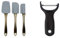 Amazon Basics Silicone Spatulas, 3-Piece Set & OXO Good Grips Y Peeler