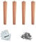 TUKAILAi 4PCS Solid Beech Wood Furniture Legs 25cm Cabinets Feet Table Legs Replacement Furniture Feet for Couch/Lounge/Chair/Desk/Cabinet Leg Standing Feet