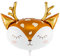 PartyDeco Folienballon Hirsch Hel Luftballon Weihnachten Hängende Dekoration Hirsch Weihnachten