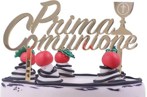 Cake Topper Prima Comunione plex