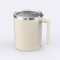 Self Stirring Coffee Mug 360 ml, Electric Mixing Cup with Magnetic Stirrer & Anti-Sedimentation, Rechargeable Travel Mug for Coffee, Milk, Hot Cocoa (Brown)