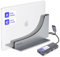 Ascrono Pacchetto hub Docking Station Verticale | Apple MacBook Pro 14 Pollici, 2021-23 e M3 Base/Pro/Max, con Spina MagSafe | Include adattatori per Monitor HDMI a Doppia risoluzione 4K