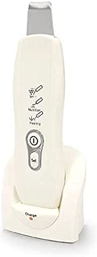 QUIRUMED Peeling ultrasónico para uso doméstico, Exfoliación facial, Limpieza profunda, Ilumina el rostro, Resistente al agua, Batería de litio