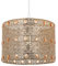 Polished Gold Acrylic Gem Moroccan Style Chandelier Pendant Light Shade Fitting with Amber Beads | 60w | 24cm Diameter | Quality Made Product by Happy Homewares
