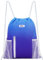 WANDF Kordelzug Rucksack String Bag Wasserabweisende Cinch Bag Nylon Schwimmtasche für Gym Shopping Sport Yoga (Dunkelblau)