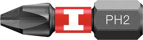 Hilti 2039116 10x Diamond Impact PH2 Screwdriver Bits S-B PH2 25/1 IMP, Length: 25 mm