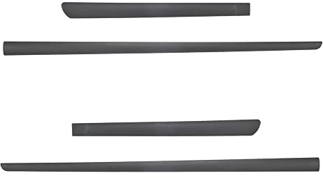 Mossa Plaques Noires latérales de Voiture adapté pour Peugeot 208 II Hayon 5 Portes (2019- )