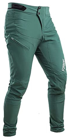 FORBEMK Unisex Kinder Fahrradhose Youth Pants Mountainbike-Hose lang Leicht Atmungsaktiv Wasserabweisend Laufen Mountainbike Outdoor Kid Fahrradhose-Dark Green-6