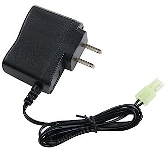 Lancer Tactical Airsoft Chargeur de batterie RC pour batteries NiMH/NiCd 9,6 V (8S) Chargeur de prise CA 12 V 400 mA avec connecteur Tamiya standard