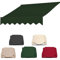 MKYOKO Markise Stoff, Langlebiger Markisenstoff, Wasserdichter Mehrzweck-Markisenschutz, Markisen Ersatzteile (Color : Green, Size : 4m)