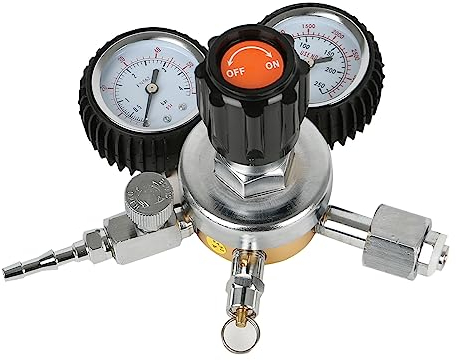 Régulateur de pression CO2, dioxyde de carbone W21.8 R134A A/C, double manomètre pour brassage, tireuse à bière