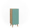 Vicco Armario Mediano RUDI, Verde Menta/Roble, 30.3 x 80.3 cm con Puerta