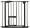 Baby Gate Pet Barrier Stair gate with Cat Flap Guard Door, Easy Installation 75x82cm, Zanbeel