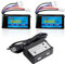 AMZZN 2 pièces 7,4V 600mAh 35C 2S Lipo Batterie Molex Prise avec Chargeur 2 en 1 Convient pour FMS FCX24 RC Voiture, Camion, Télécommande Électrique Climbing Véhicule FCX24 Batterie