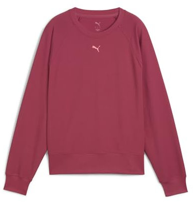 PUMA Damen W CLOUDSPUN Fashion Midlayer Crew-Sweatshirts, Port,