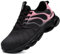 LARNMERN Chaussures de Sécurité Hommes Légere Embout Acier Confort Chaussures de Travail Mode Respirante Basket de Securite(Rose Pêche,42.5 EU)