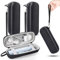 JAMATA Elektrische Zahnbürste Reiseetui, 2 Stück Mit Netztasche für Oral-B Pro, Braun Oral B/Sonicare, Phlips - Zahnbürstenhalter Behälter