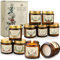 10 Stück Duftkerzen Geschenkset für Frauen, 10 Duft set Duftkerze im Glas,Sojawachs kerze geschenk 10 * 100g,250Std,Stressabbau Aromatherapie Set für Weihnachten Geburtstag Bad Spa Meditation