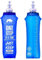 Bearactive Lightweight Running Water Bottle Soft Flask 500ml - TPU BPA Free Plastic, Leak Proof Foldable Water Bottle, Collapsible Water Bottle for Running Vests & Belts (Style 1-1pc 500ml, Blue)
