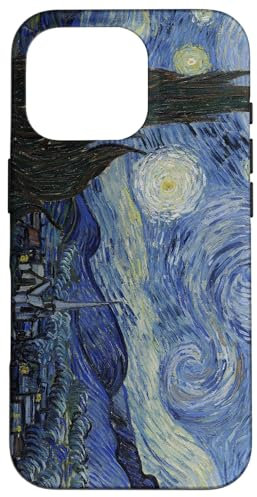 Hülle für iPhone 16 Pro Sternennacht von Vincent van Gogh | Berühmte Malerei