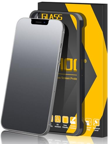 JEHOO 2 Stück für iPhone 12 Pro Max Matt Panzerglas, Anti-Fingerabdruck, Blendschutz, 9H Matte Schutzfolie, Stoß-Kratzfest, Gehärtetem Glas Screen Protector mit Installationswerkzeug, 6,7 Zoll