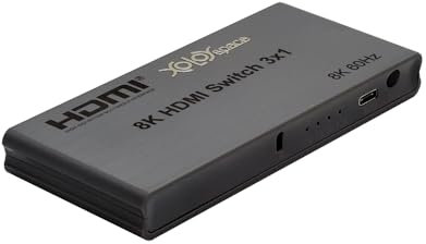 XOLORspace 21310 8K 60hz 4K 144HZ HDMI Switcher 3x1 support VRR, ALLM, FreeSync, G-sync