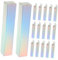 Vaguelly 20 Stück Lippenstift-Box Behälter für Lipgloss Make -up -Speicher Lipgloss-Organizer Lipglossbeutel Make-up-Organizer Lippenstiftverpackung Salbenbehälter Essenz Lipgloss Papier