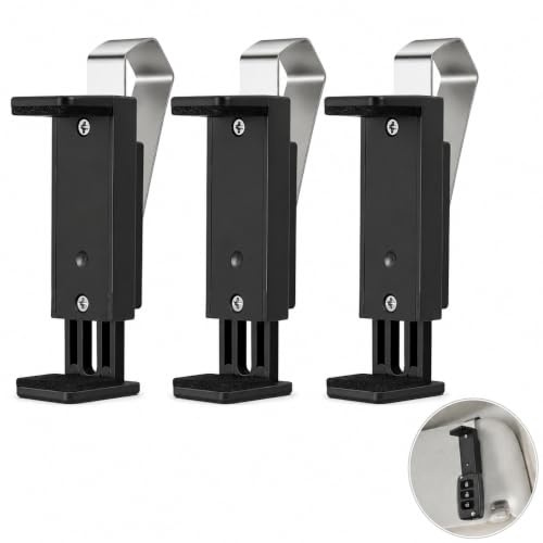 OUNONA 3-Teilige Halteclip Für Sonnenblenden Fernbedienungshalter Für Garagentor Verstellbarer Auto-Clip Aus Edelstahl Ersatzclip Für Auto-Sonnenblenden Einfach Zu Montieren