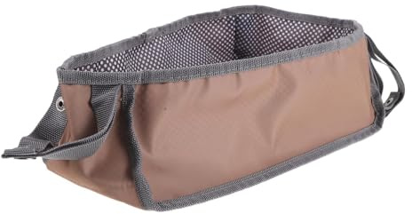 YARNOW Ersatzkorb für Kinderwagen Untergestell Robuster Oxford Aufbewahrungskorb in Khaki Geräumiger Organizer für Buggy unter Sitz Einfach Montierbar Sicherer Stauraum für Babyzubehör