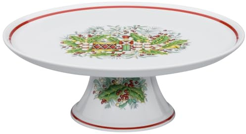 Vista Alegre Christmas Magic - Plato de porcelana para tarta, 27,9 cm
