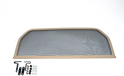 Tief-Tech Windschott für FIAT barchetta (1995-2005) - Beige | Windabweiser | Windblocker | Wind Deflector