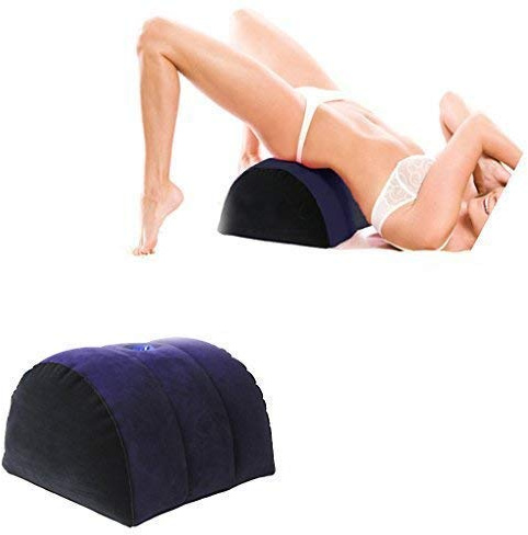 Dulexo Sex Lendenkissen mit Loch Mehrzweck und Aufblasbares für Massage Sticks Sex Kissen Sex-Spielzeug für Paare 38x32x22 Zentimeter