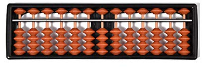 Abacus Chinese Vintage 13-stellige Abacus Mathematical Soroban Kinder Mathematik Berechnungswerkzeug für Kinder Berechnen und Rechnen Mathematikunterricht