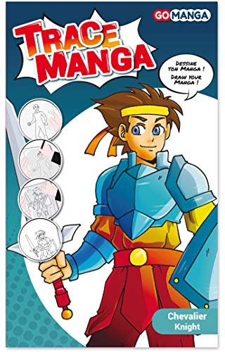 GO MANGA Chevalier Trace Manga, Plastique, Transparent, A4