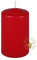 4er Set Adventskranzkerzen Rot 150 x 100 mm, große Adventskerzen, Weihnachtskerzen